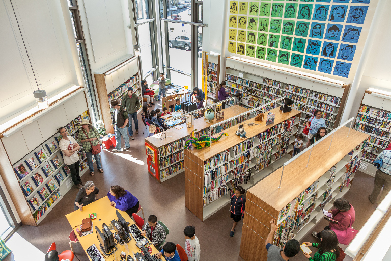 A San Francisco Public Library Branch